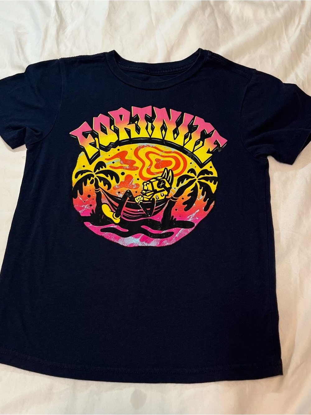 Fortnite Kids Navy Short-Sleeve Graphic Tee